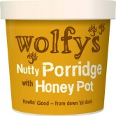 Wolfys Nutty Porridge with Honey Pot 6 x 90g