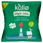 Kallo Veggie Cakes Sea Salt & Cider Vinegar 12 x 22g
