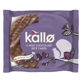 Kallo Milk Choc Topped Rice Cakes 30 x 33g