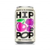 Hip Pop Cherry & Blackberry CBD Kombucha 12 x 330ml