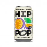 Hip Pop Passionfruit and Guava CBD Kombucha 12 x 330ml