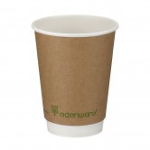 12oz Double Wall Kraft PLA Cup x 500
