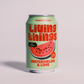 Living Things Watermelon and Lime 12 x 330ml