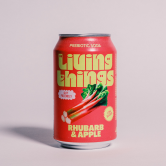 Living Things Rhubarb and Apple 12 x 330ml