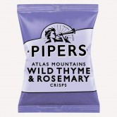 Pipers Wild Thyme & Rosemary Crisps 24 x 40g