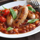 Catering Sausages Jumbo 4's 4.54kg