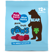 BEAR Paws Blueberry & Raspberry 18 x 20g