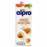 Alpro Almond Unsweetened 8 x 1 Ltr
