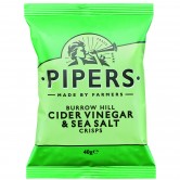 Pipers Burrow Hill Sea Salt and Vinegar 24 x 40g