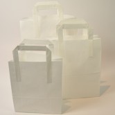 Small White Paper Carriers x 250