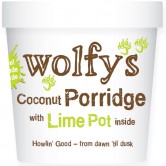 Wolfys Coconut Porridge with Lime Pot 6 x 110g